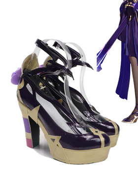 cosplay鞋 崩坏3丽塔窈窕谍影cos鞋定制高跟增高大码动漫鞋表演鞋