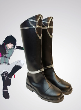 cosplay鞋靴子动漫人物RWBY 烈 莲鞋子cos鞋定制增高万用来图定做