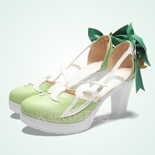 cosplay鞋子原神艾梅莉埃cos鞋千缕之踪调香师漫展动漫鞋高跟定做