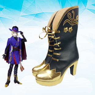 动漫鞋 cosplay鞋 定制 cos鞋 增高来图定做 靴扭曲仙境白雪公主Vil