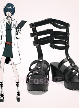 cosplay鞋女神异闻录5 persona5武见妙cos鞋定制高跟增高来图定做