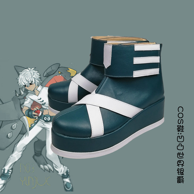 动漫鞋cosplay鞋子凹凸世界银爵cos鞋定制帕洛斯影化支持来图定做