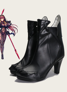 满破师匠斯卡哈cosplay鞋动漫鞋FATE系列 Fategrand Order Lancer