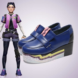 cosplay鞋子无畏契约新英雄Clove 丁香暮蝶cos鞋定制高跟大码定做