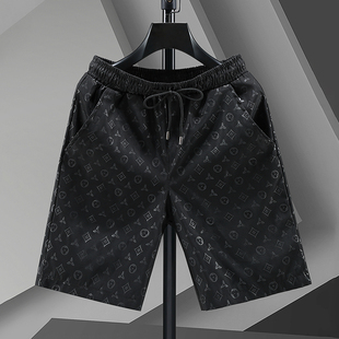 外穿潮流短裤 运动宽松休闲中裤 薄款 夏季 裤 五分裤 沙滩裤 子 潮牌男士