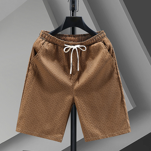 洋气男士 宽松沙滩裤 抽绳短裤 百搭休闲五分裤 潮牌 夏季 2026年新款