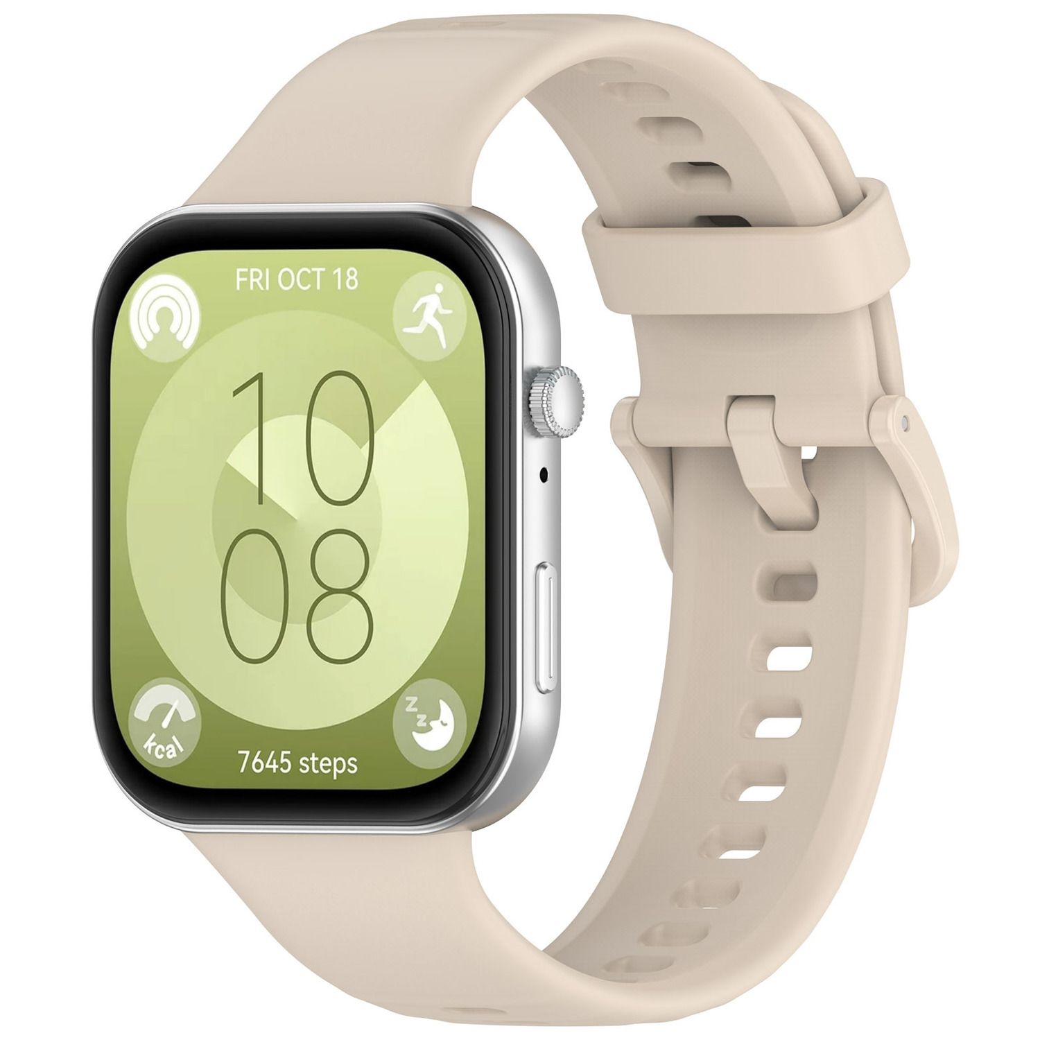 适用适用华为watchFit3表带华为智能手表fit3液态硅胶彩色反扣替