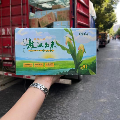 8月新货敖汉玉米独立单根装黄金小粒糯玉米内蒙古特产1.8kg8根装