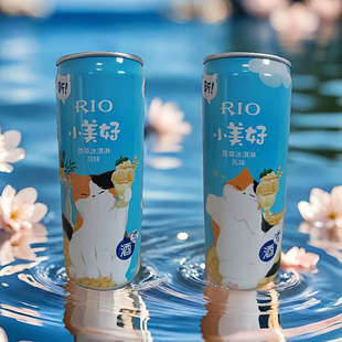 锐澳RIO鸡尾酒微醺小美好香草冰淇淋/甜心桃桃330ml果酒易拉罐3度