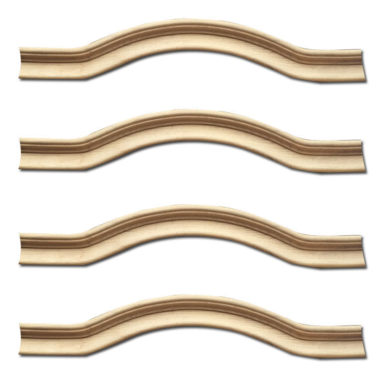 实木线条弧线条背景墙门弯线弯弓装饰弧线圆线异形线欧式s形线条