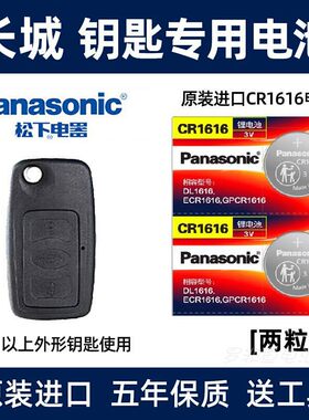 松下进口1616老长城车遥控器电池