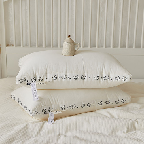 a类全棉高弹枕芯护颈椎助睡眠