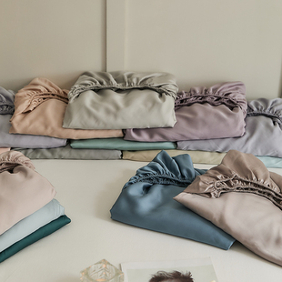 木悠夏季 莱赛尔兰精天丝床单单件被单席梦思保护套床罩防滑床笠