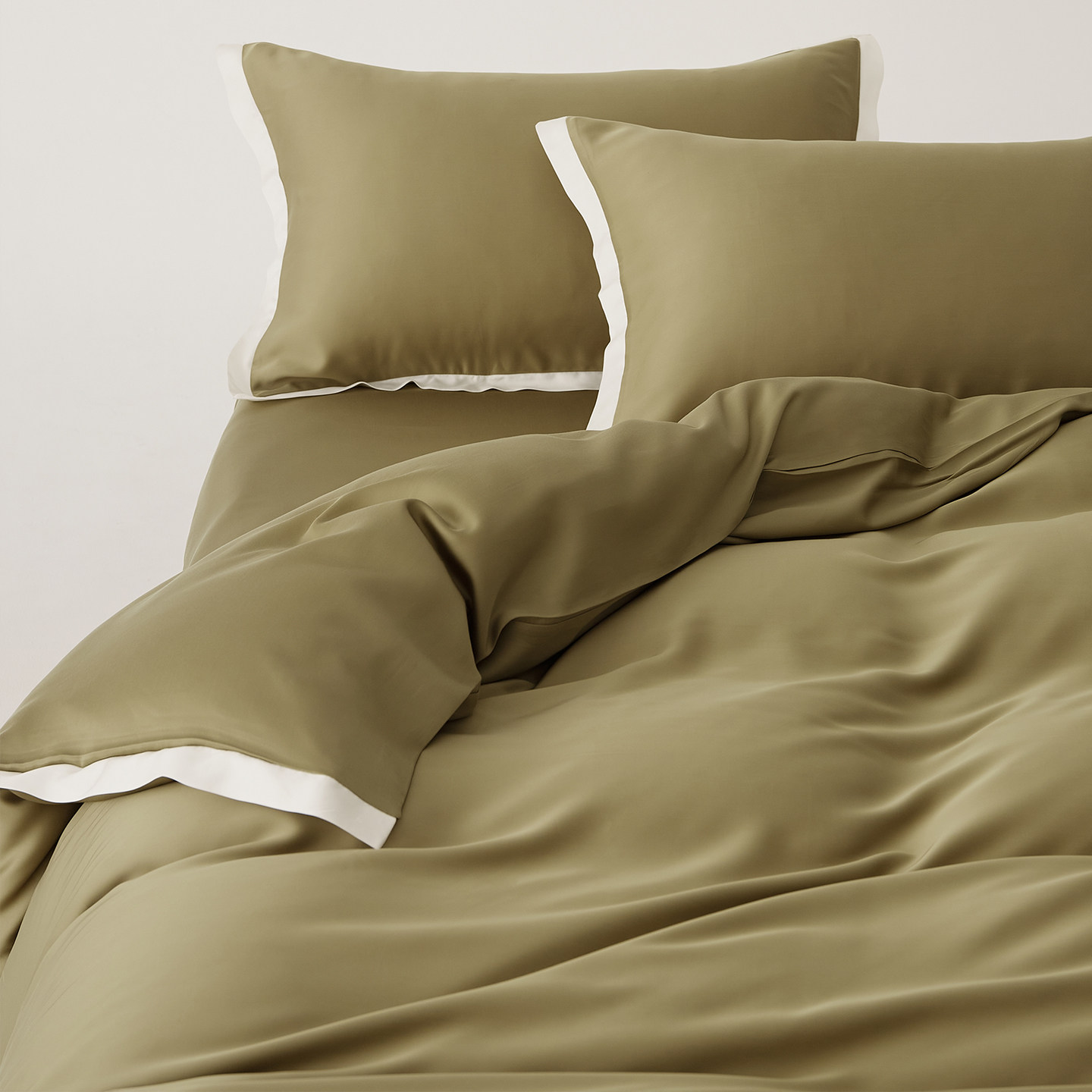 木悠夏季裸睡凉感60支双面天丝四件套莱赛尔简约轻奢冰丝被套床单