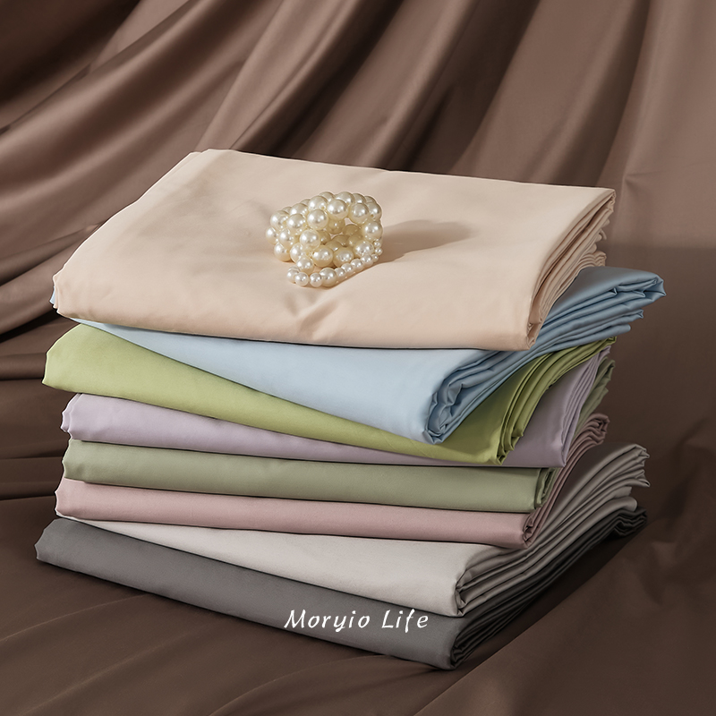 木悠北欧风简约60支贡缎新疆长绒棉被套单件全棉纯棉裸睡被罩单品