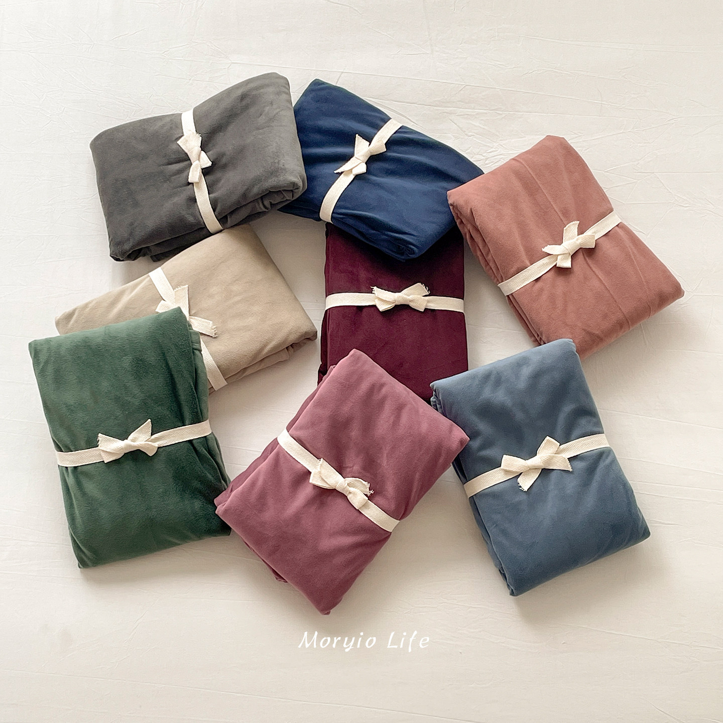 木悠日式简约纯色冬季防静电保暖天鹅绒床笠短毛绒床罩珊瑚绒床单