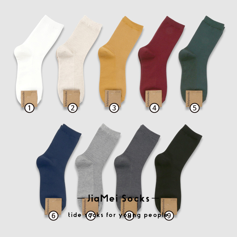 纯色袜子女春夏薄款韩