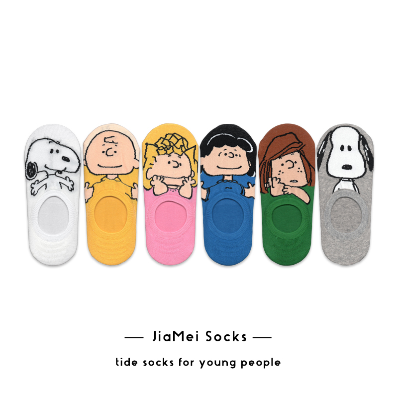 Snoopy船袜史努比联名女短筒