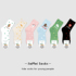 Socks female Korean cartoon cute animal in tube socks Korean bear kitten puppy lion pattern girl stockings