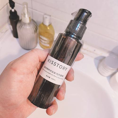 kisstory沐浴油木质香/牡丹鹿茸花香暖调高油配方低泡型100ml/500