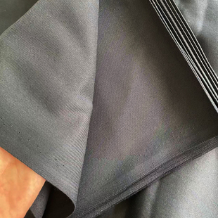 店长推荐90厘米宽老式厚款暗灰色斜纹布涤卡布料 兰涤纶平纹面料