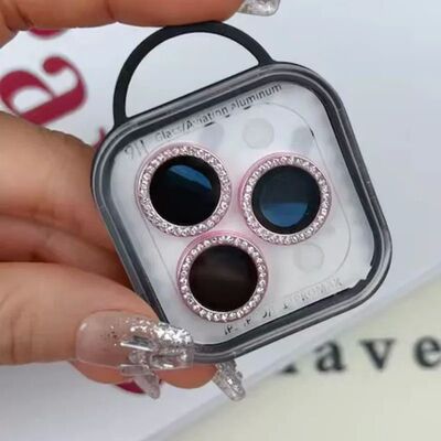 2-3Pcs Diamond Camera Lens Protector For IPhone 12 13 14 15