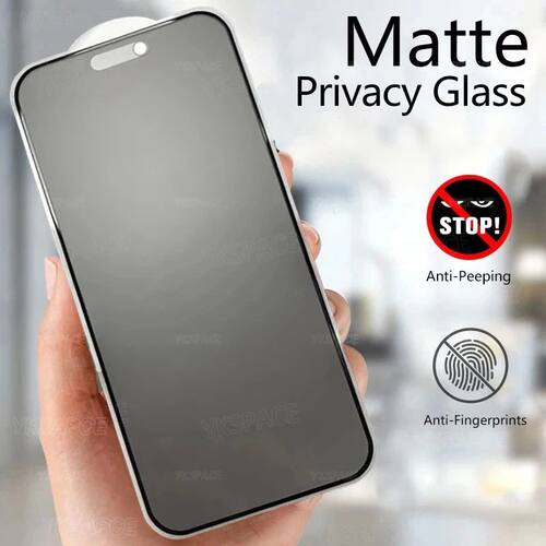 1-3Pcs Matte Anti Spy Tempered Glass For iPhone 11 12 13 Min