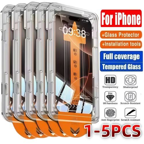1-5Pcs Oleophobic Coating Dust Free Easy Installation Screen