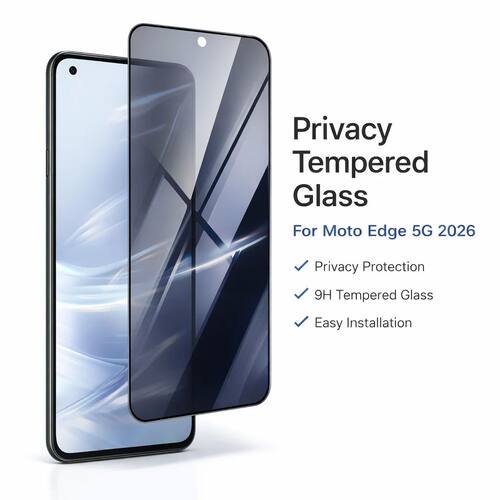 Privacy Tempered Glass For Moto Edge 5G 2026 Protector Film