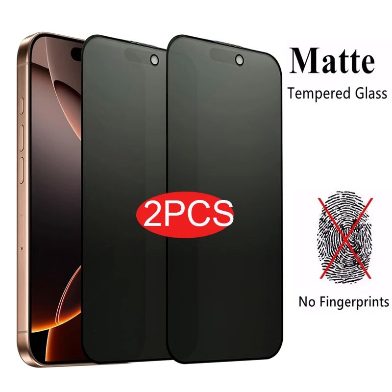 2PCS Matte Privacy Screen Protecotor  for iPhone 16 15 14 13