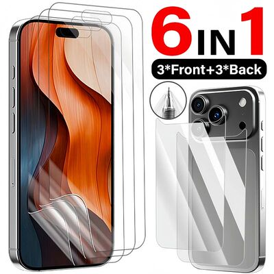 Front Back Screen Protector for Iphone 17 Pro Max 17pro Flex