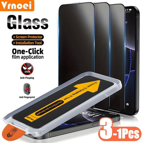 3-1Pcs Dust Free Installation Privacy Screen Protector For i