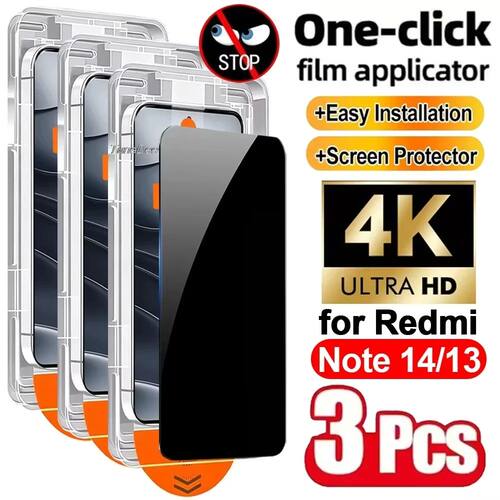 1-3PCS Privacy Easy Install Tempered Glass For iPhone 17 Pro
