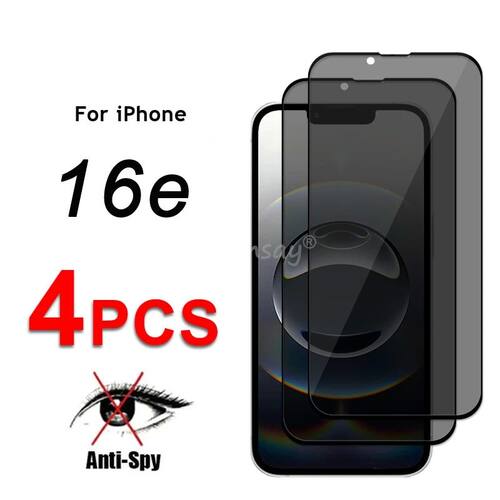 Privacy Screen Glass For iPhone 16e Glass Anti-Spy Protector