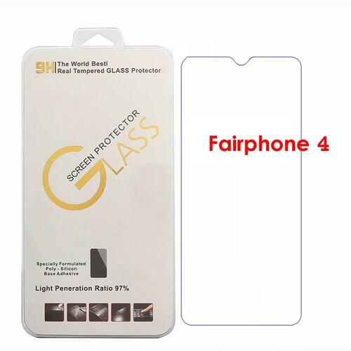 HD Glass For Fairphone 4 2.5D Tempered Glass Screen Protecto