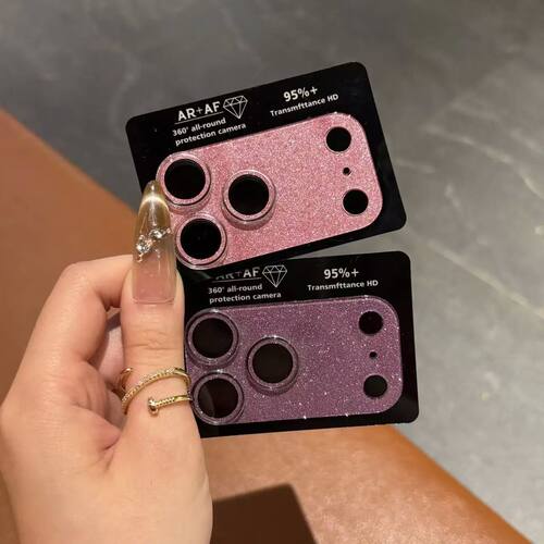 Glitter Bling Full Camera Shield Protector for IPhone 17Pro