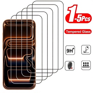 for 5Pack iPhone Protector Glass Pro Screen Tempered Max