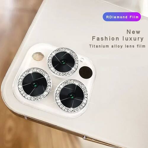 2-3Pcs Diamond Flash Camera Lens Protector For IPhone 17 16