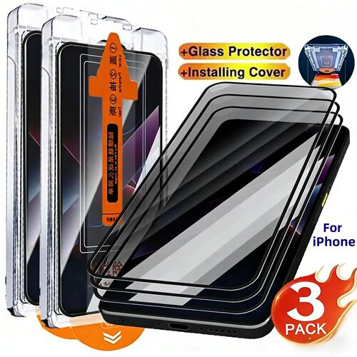 Oleophobic Coating Privacy Screen Protector For iPhone 15 16