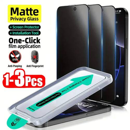 1-3PCS Privacy Screen Protector For iPhone 17 16 Pro Max 15