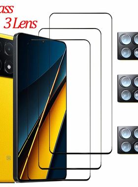Pelicula, Front Tempered Glass For Xiaomi Poco X7 X6 Pro 5G