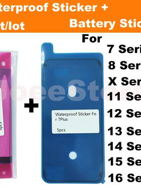 5set Battery Adhesive For iphone 16 15 14 13 12 11 Pro Max M