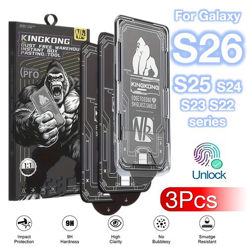 3Pcs For Galaxy S26 S25 S24 Ultra S23 S22 Plus Edge Tempered