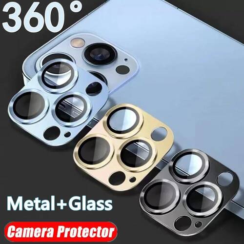 Full Cover Camera Lens Protector For iPhone 14 Pro Max 13 Promax 12 14 15 16 17 XR X Metal