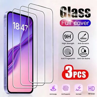 1-3pcs Full Cover HD Screen Protector For iPhone 17 16 Pro M