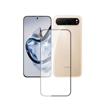 For ZTE Nubia Air 9H Black Edge Tempered Glass Screen Protec