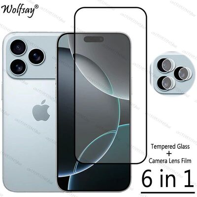 Full Cover Tempered Glass For iPhone 17 Pro Max Screen Prote
