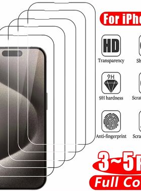 Tempered Glass Screen Protector For iPhone 17 Pro Max 15 16