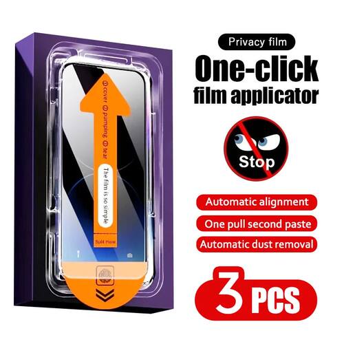 1-3PCS Privacy Screen Protector for iPhone 15 14 13 12 11 16