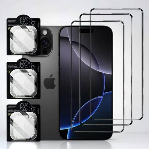 ??2 In 1 Set Full Coverage Tempered Glass Screen Protector H